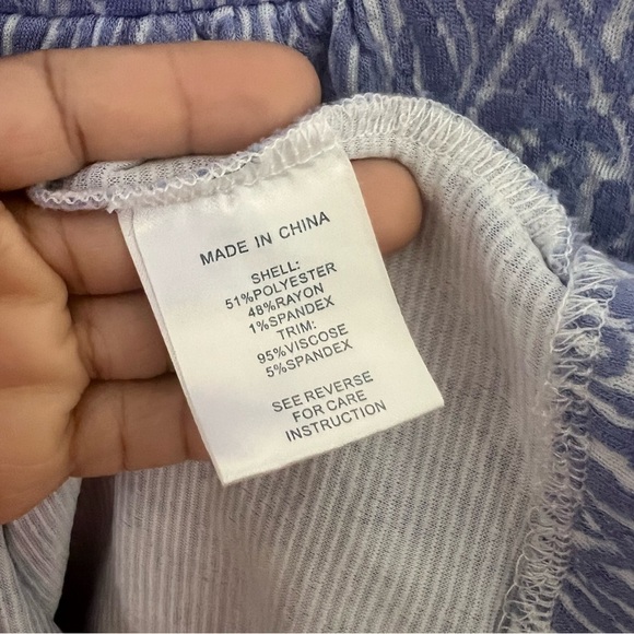 Tyler Boe Claire Blue Geometric Knit Mini Dress size S Small - Picture 4 of 6